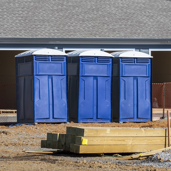 what is the maximum capacity for a single portable restroom in Meeker CO